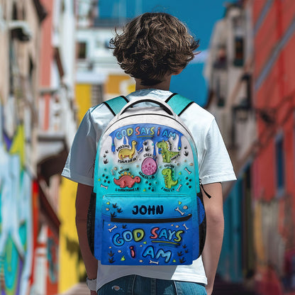 God Says You Are - Personalized Backpack for Kids