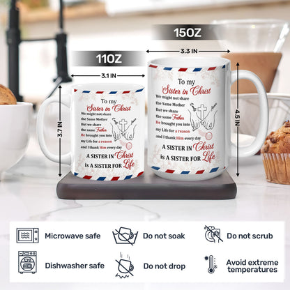 Faith-Inspired Gift for Sister - Personalized Ceramic Coffee Mug