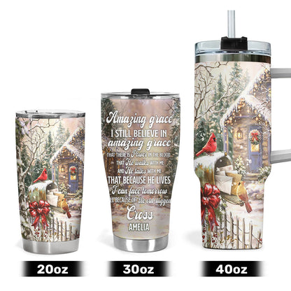 Amazing Grace - Personalized Stainless Steel Tumbler