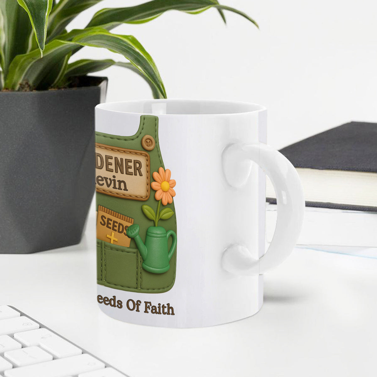 Planting Seeds Of Faith - Personalized Ceramic Coffee Mug