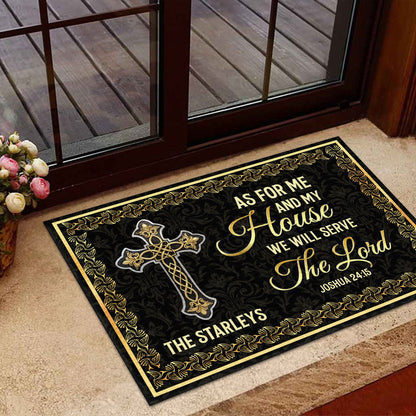 Bible Verse - Christian Faith Doormat - Personalized Home Decor