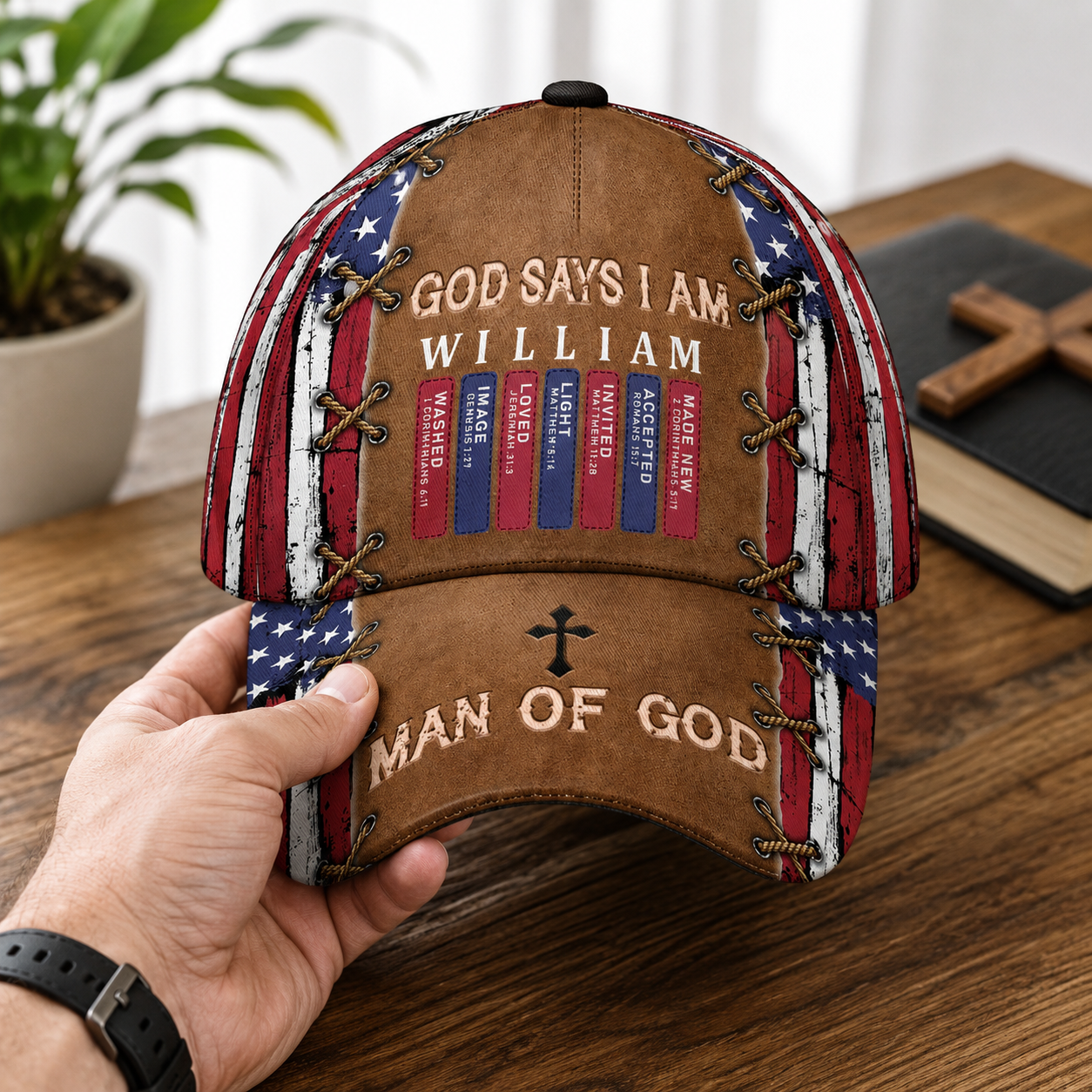 God Says I Am - Personalized Classic Cap