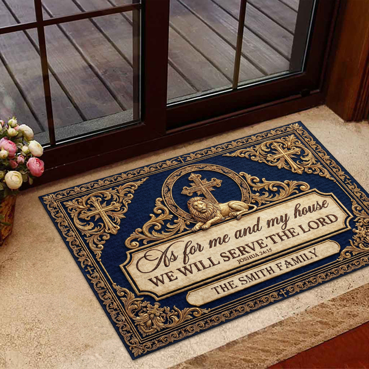 Faith-Inspired Home Decor - Custom Doormat GDMJS10006