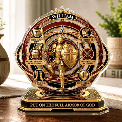 Put On The Full Armor Of God - Acrylic Plaque GAPJS10013
