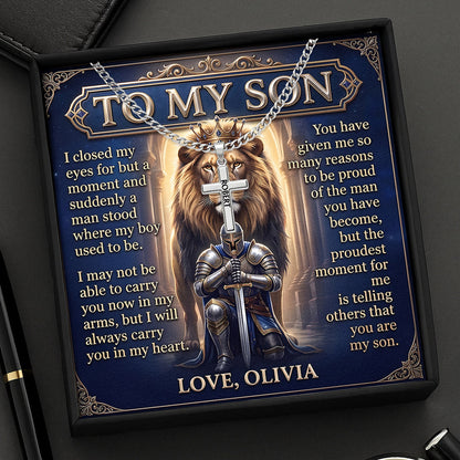 I Will Always Carry You In My Heart - Christian Jewelry for Him GMJSCLC200012