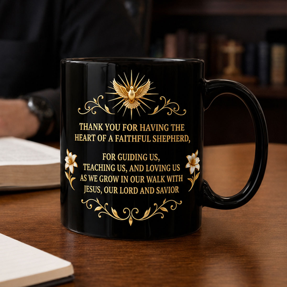 Faithful Shepherd - Personalized Ceramic Coffee Mug