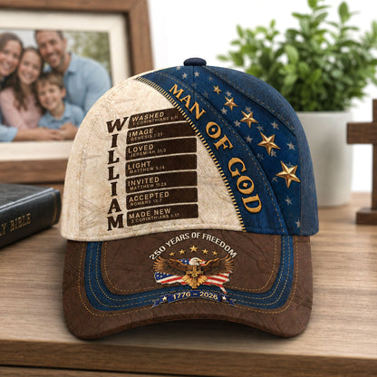 Man Of God - Personalized Classic Cap