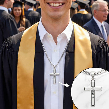 Lion Inspiration - Personalized Cross Link Chain for Son GMJSCLC200015