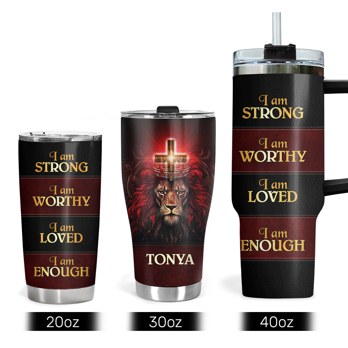 Faith-Inspired - Personalized Stainless Steel Tumbler