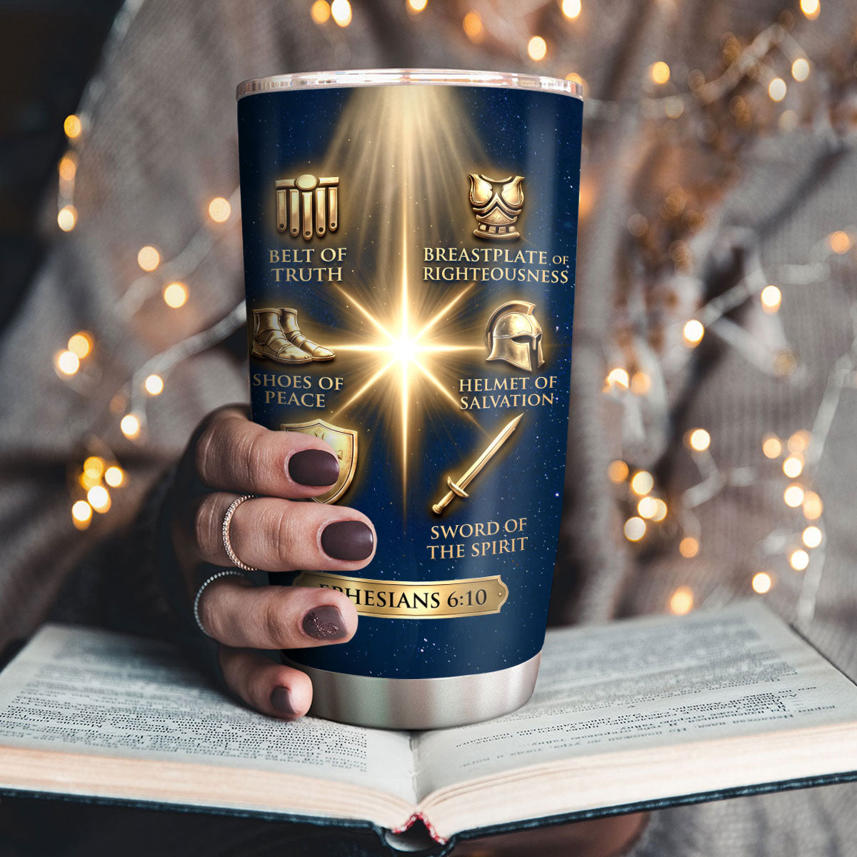 Man Of Faith - Personalized Stainless Steel Tumbler