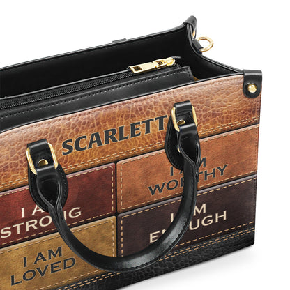 Faith-Inspired - Personalized Leather Handbag GMJSLB200079