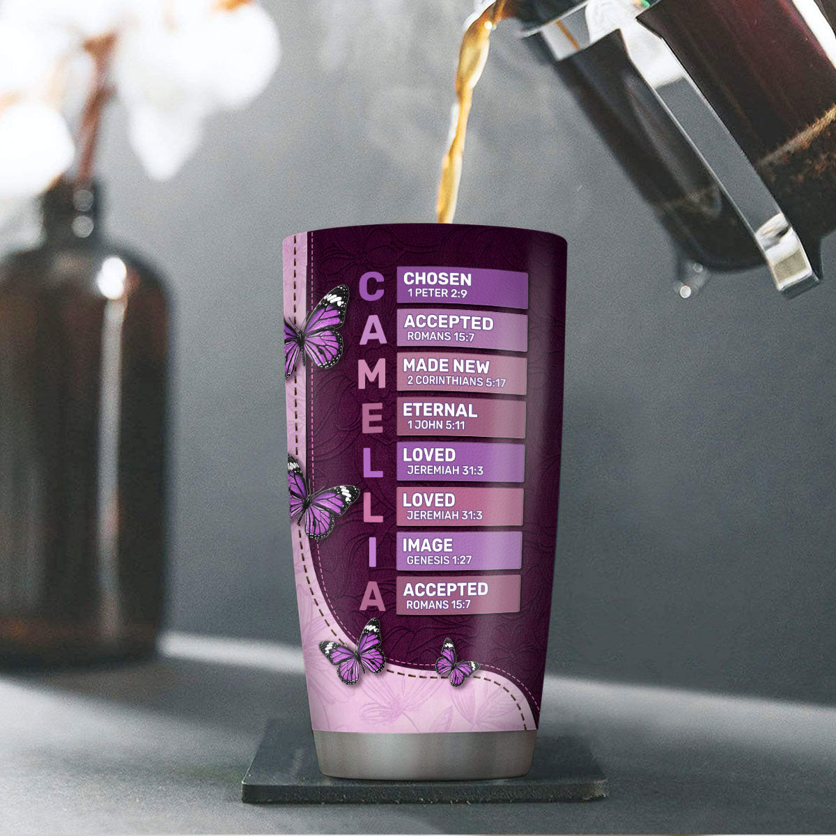 You Are God's Gift To Me - Personalized Stainless Steel Tumbler