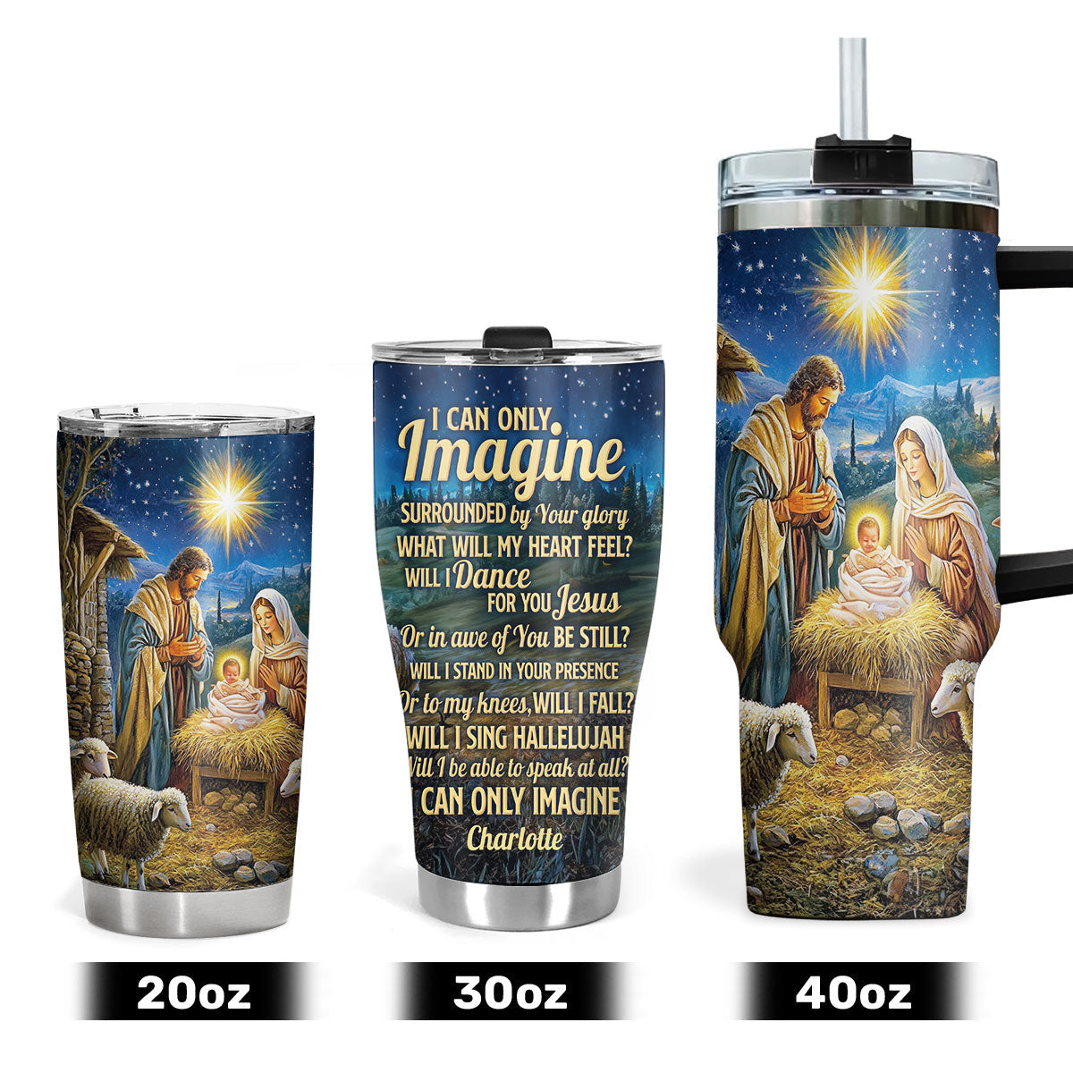 Faith - Personalized Stainless Steel Tumbler