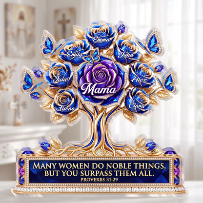 Proverbs 31:29 Gift for Mom - Personalized Acrylic Plaque GAPJS10004