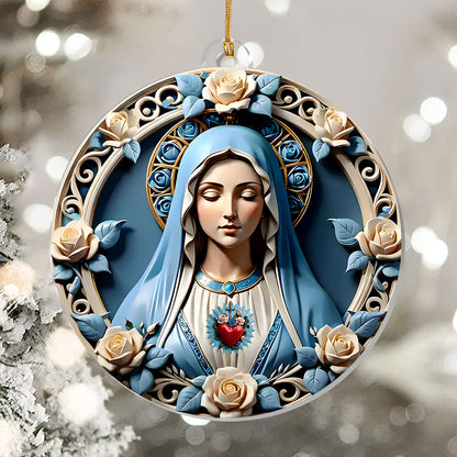 Sacred Heart Of Mary - Acrylic Ornament GOJS10056
