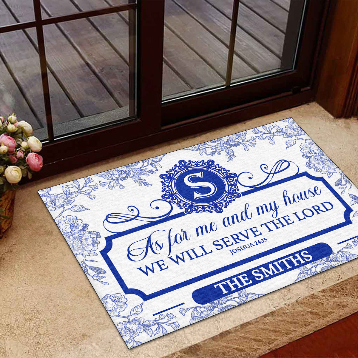 Bible Verse - Personalized Doormat for Home Decor