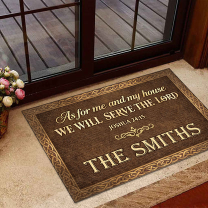 Bible Verse - Personalized Christian Doormat
