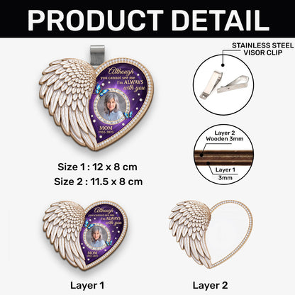 In Memory of Love - Personalized Car Visor Clip