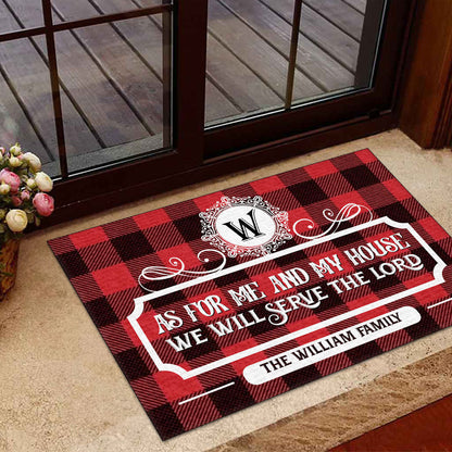 Bible Verse - Personalized Doormat