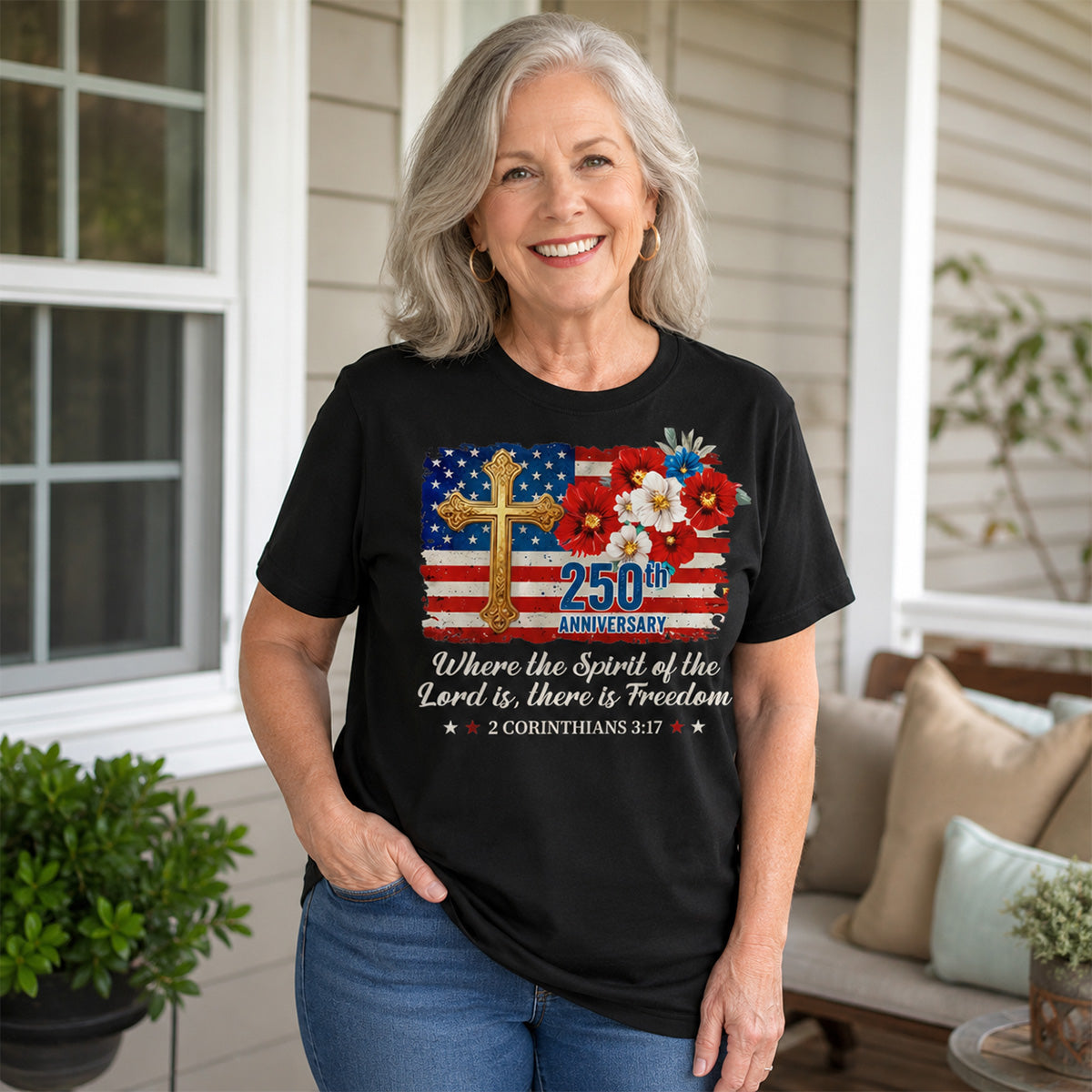 Freedom Scripture - 2D Unisex T-shirt GMJSTS200024