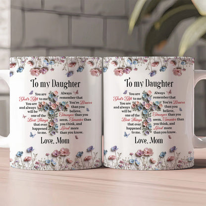 You Are Loved More Than You Know - Personalized Ceramic Coffee Mug