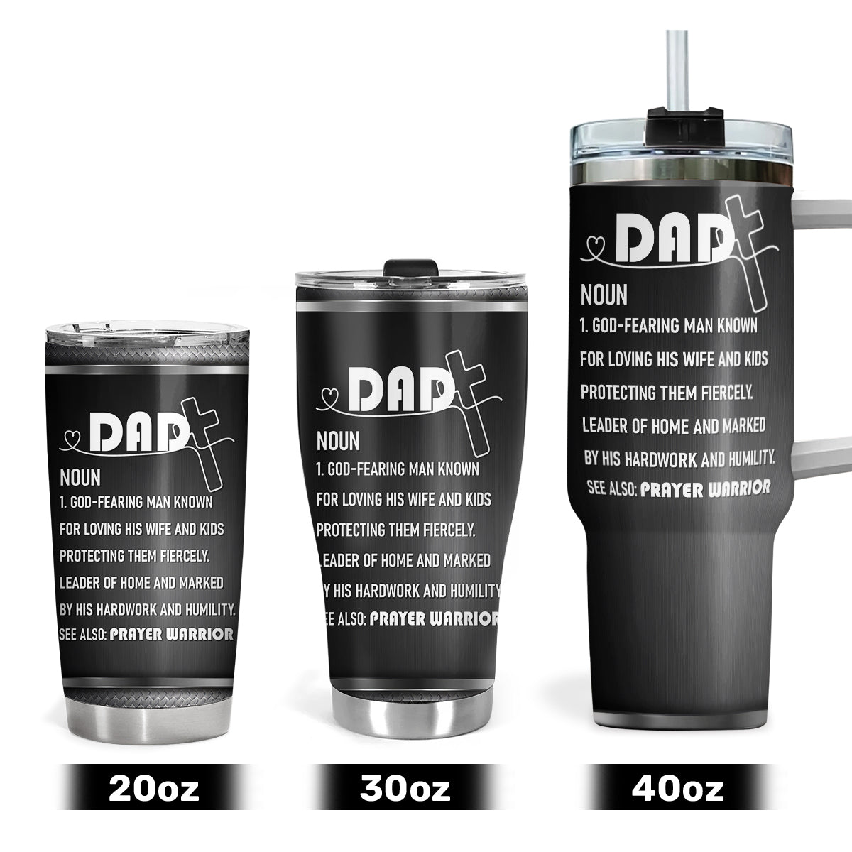 Best Dad Ever - Personalized Stainless Steel Tumbler 20oz