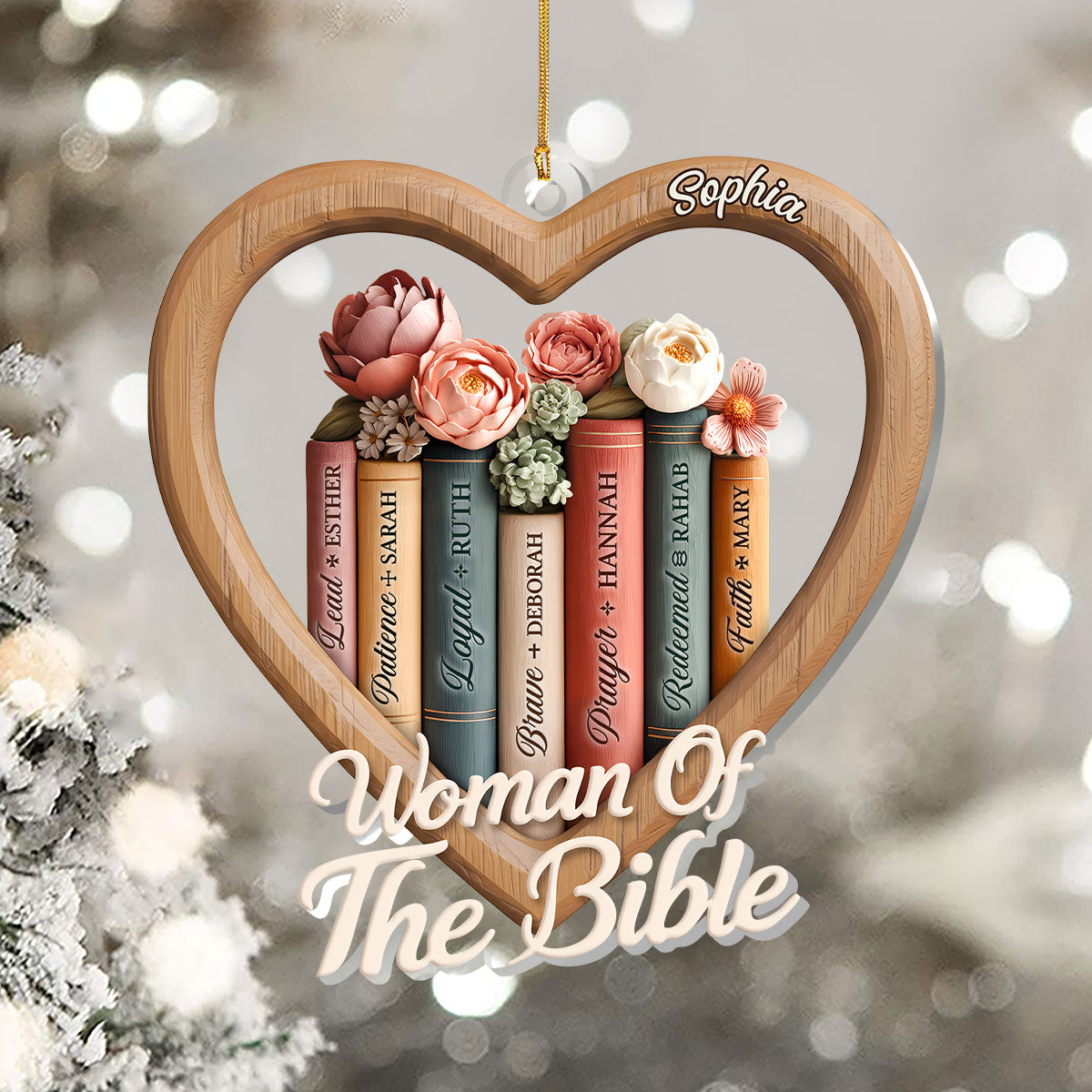 Woman Of The Bible - Personalized Acrylic Ornament GOJS10034