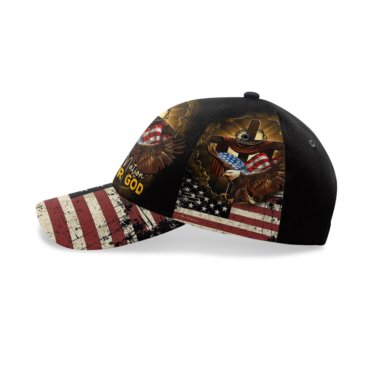 One Nation Under God - Personalized Classic Cap
