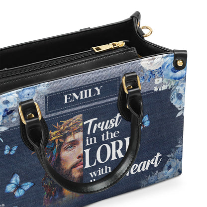 Faith-Inspired - Personalized Leather Handbag GMJSLB200080