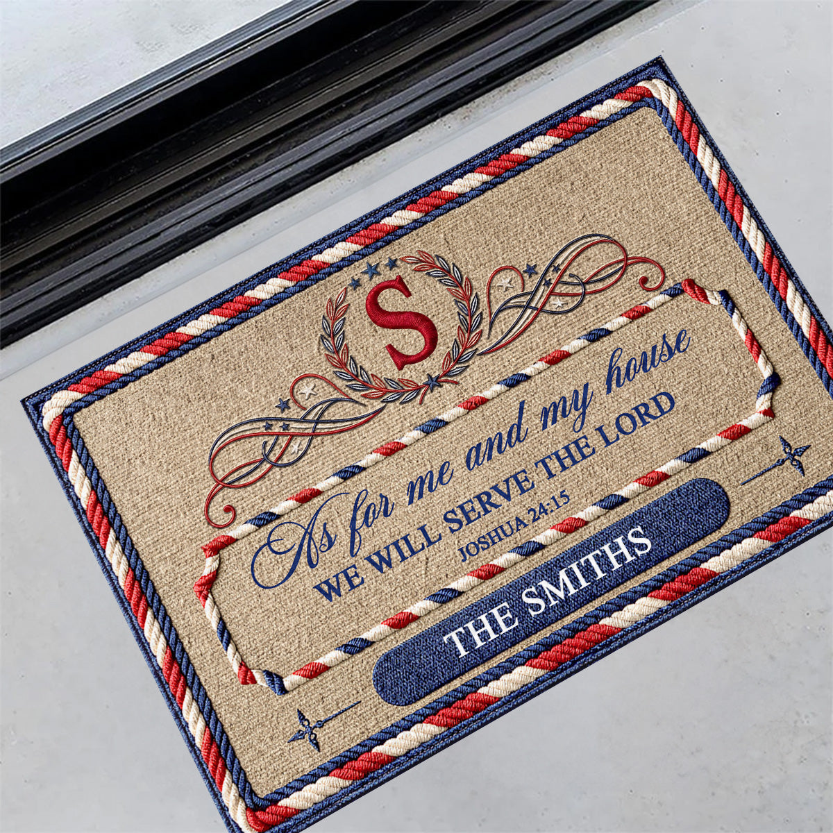 Faith-Based - Personalized Doormat GDMJS10008