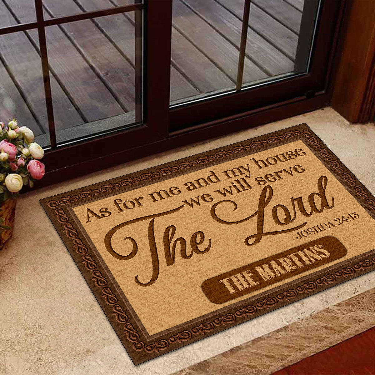Faith Quote - Personalized Doormat for Home