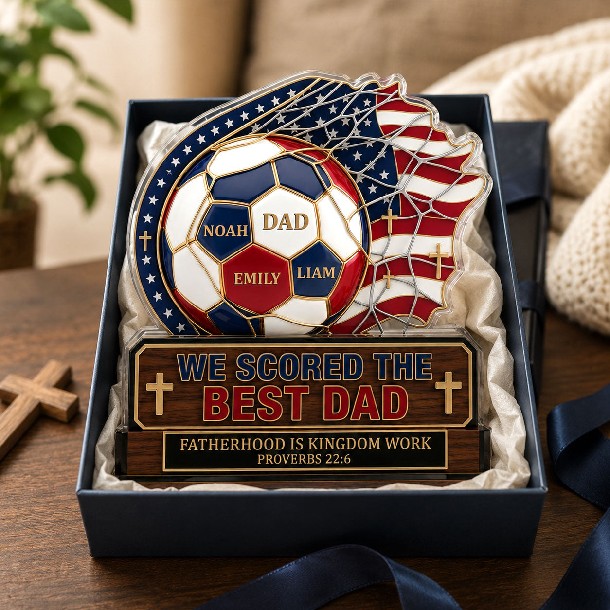 Best Dad - Personalized Acrylic Plaque for Him GAPJS10033