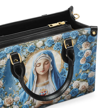 Faith-Inspired Leather Handbag - Floral Christian Gift GMJSLB200097