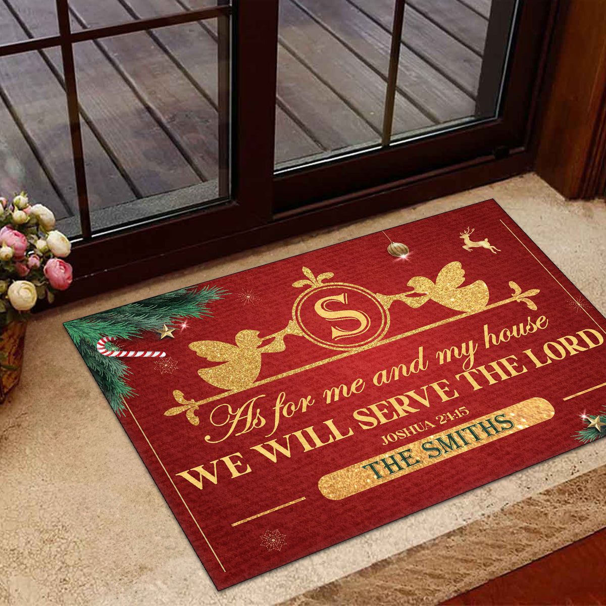 Bible Verse - Personalized Doormat for Home