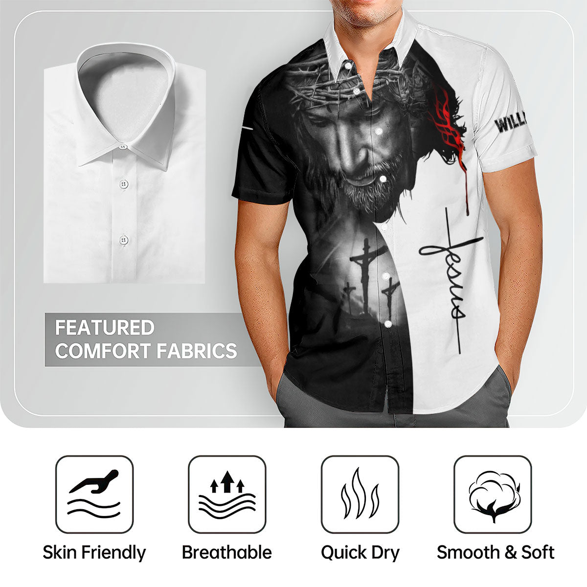 Faith Over Fear - Custom Hawaiian Shirt - Christian Apparel