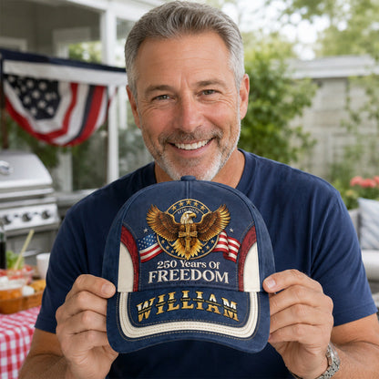 Patriotic Independence Day - Personalized Classic Cap for Him