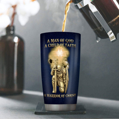 A Man Of God - Personalized Stainless Steel Tumbler