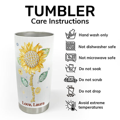 You Are My Sunshine - Personalized Stainless Steel Tumbler