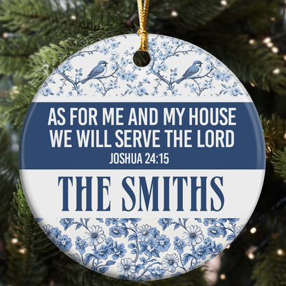 Faith Quote - Personalized Ceramic Ornament GOJS10100