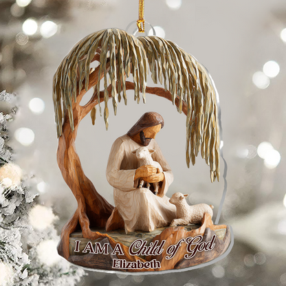 Child Of God - Personalized Acrylic Ornament GOJS10332