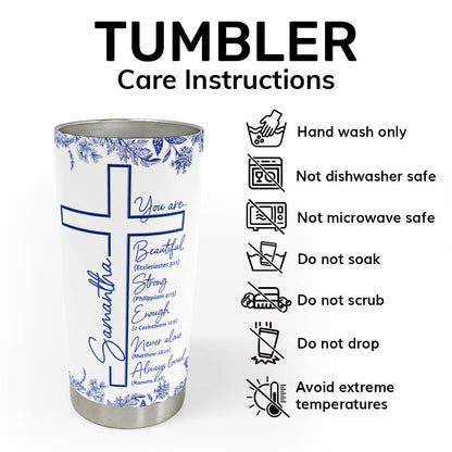 Faith-Inspired Gift for Pastor's Wife - Personalized Stainless Steel Tumbler