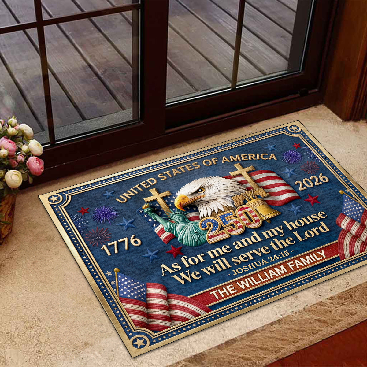 Faith Quote - Personalized Doormat for Home Decor GDMJS10009