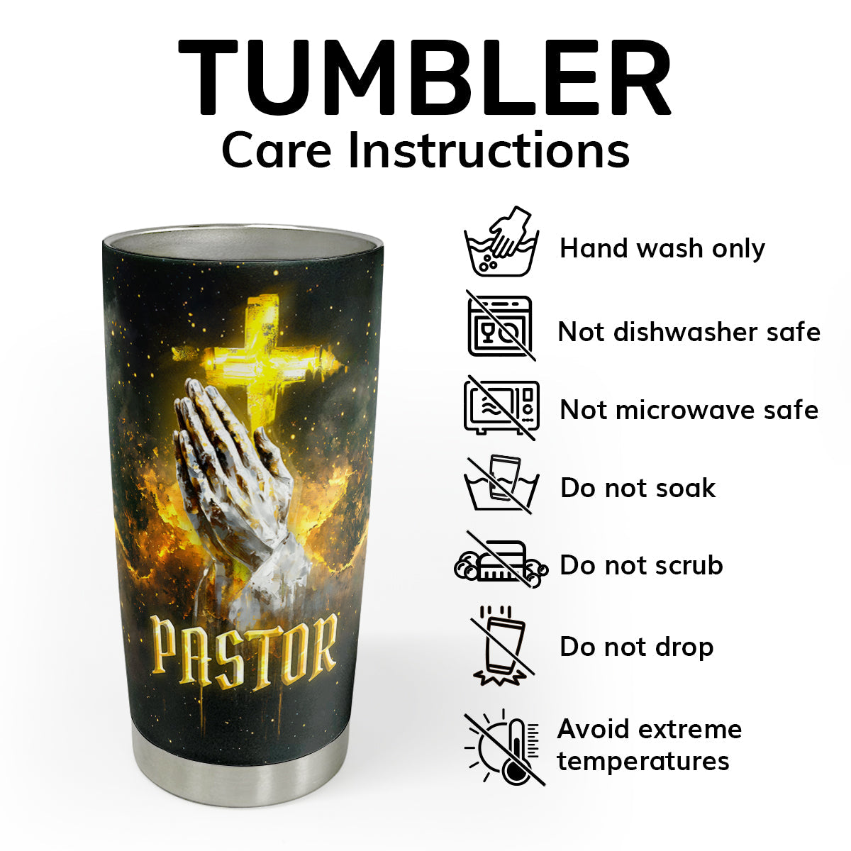 Servant To All - Personalized Stainless Steel Tumbler 20oz