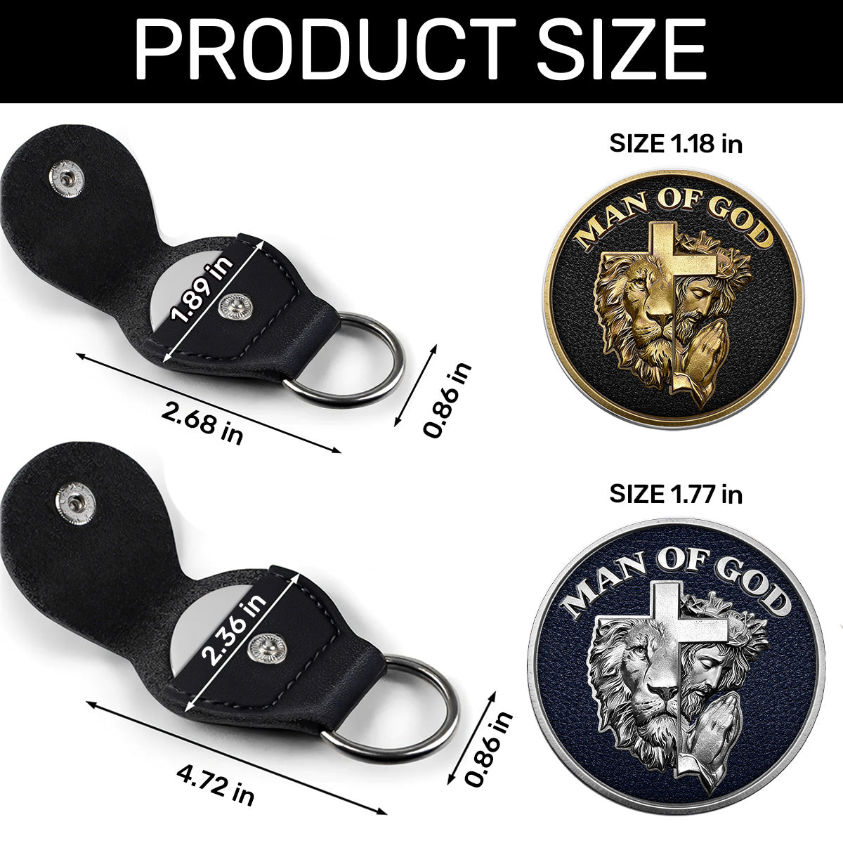 Man Of God - Personalized Pocket Hug Gift