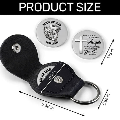 Man Of God - Personalized Pocket Hug Keepsake