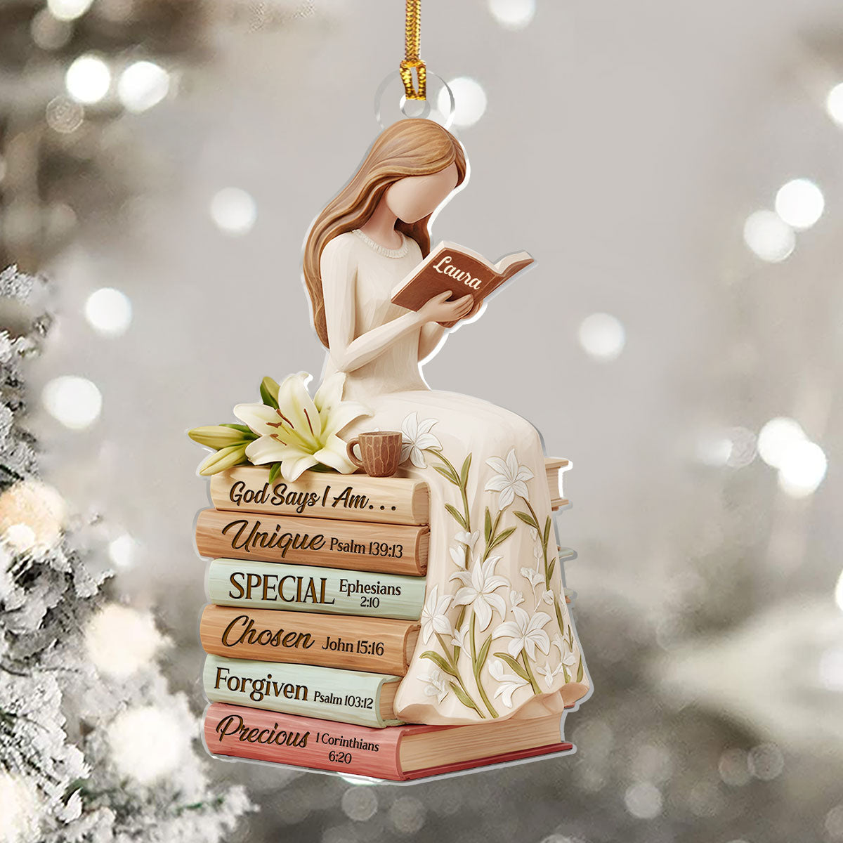 Faithful Reflections - Personalized Acrylic Ornament GOJS10306
