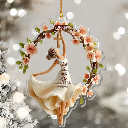 Personalized Holiday Ornament - Acrylic Decoration GOJS10001