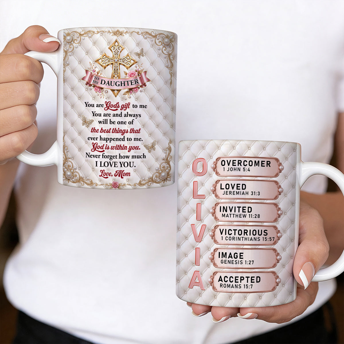 You Are God's Gift To Me - Personalized Ceramic Coffee Mug
