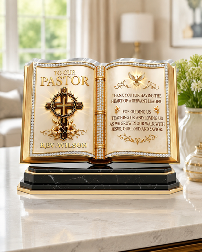 Heart of a Servant Leader - Personalized Acrylic Plaque GAPJS10062