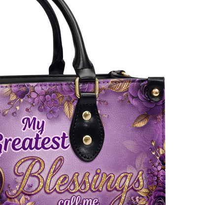 Faith-Inspired - Personalized Leather Handbag GMJSLB200091